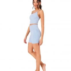 CLOTHING Onzie Selenite Biker Shorts Blue Fog 11 CLOTHING Onzie Selenite Biker Shorts Blue Fog