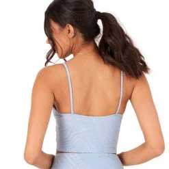 CLOTHING Onzie Belle Cami Yoga Crop Blue Fog Selenite 10 CLOTHING Onzie Belle Cami Yoga Crop Blue Fog Selenite