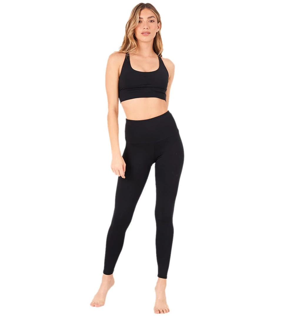 Onzie Luxe 7/8 Yoga Leggings Black 6 Onzie Luxe 7/8 Yoga Leggings Black