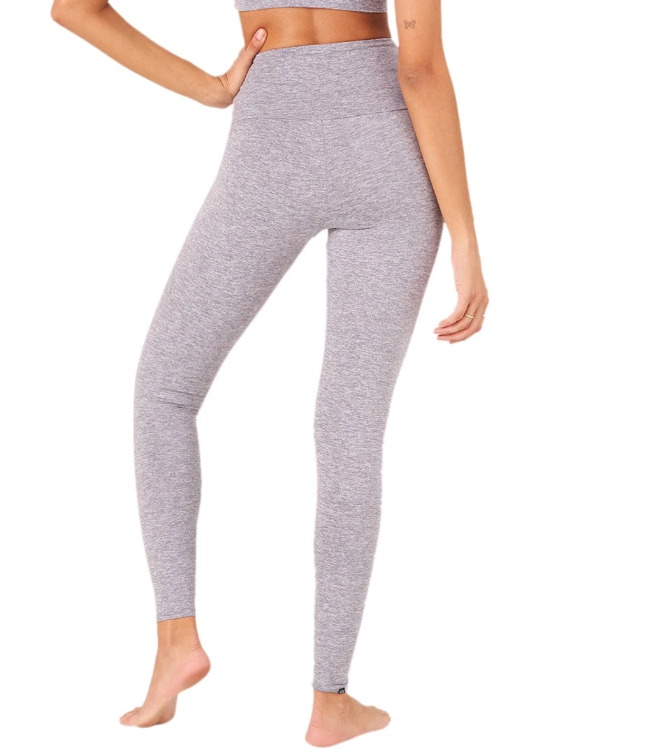 Onzie Luxe 7/8 Yoga Leggings Heather Gray 5 Onzie Luxe 7/8 Yoga Leggings Heather Gray