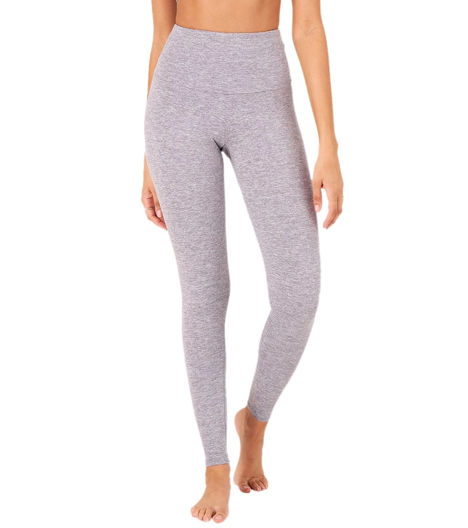 Onzie Luxe 7/8 Yoga Leggings Heather Gray 8 Onzie Luxe 7/8 Yoga Leggings Heather Gray