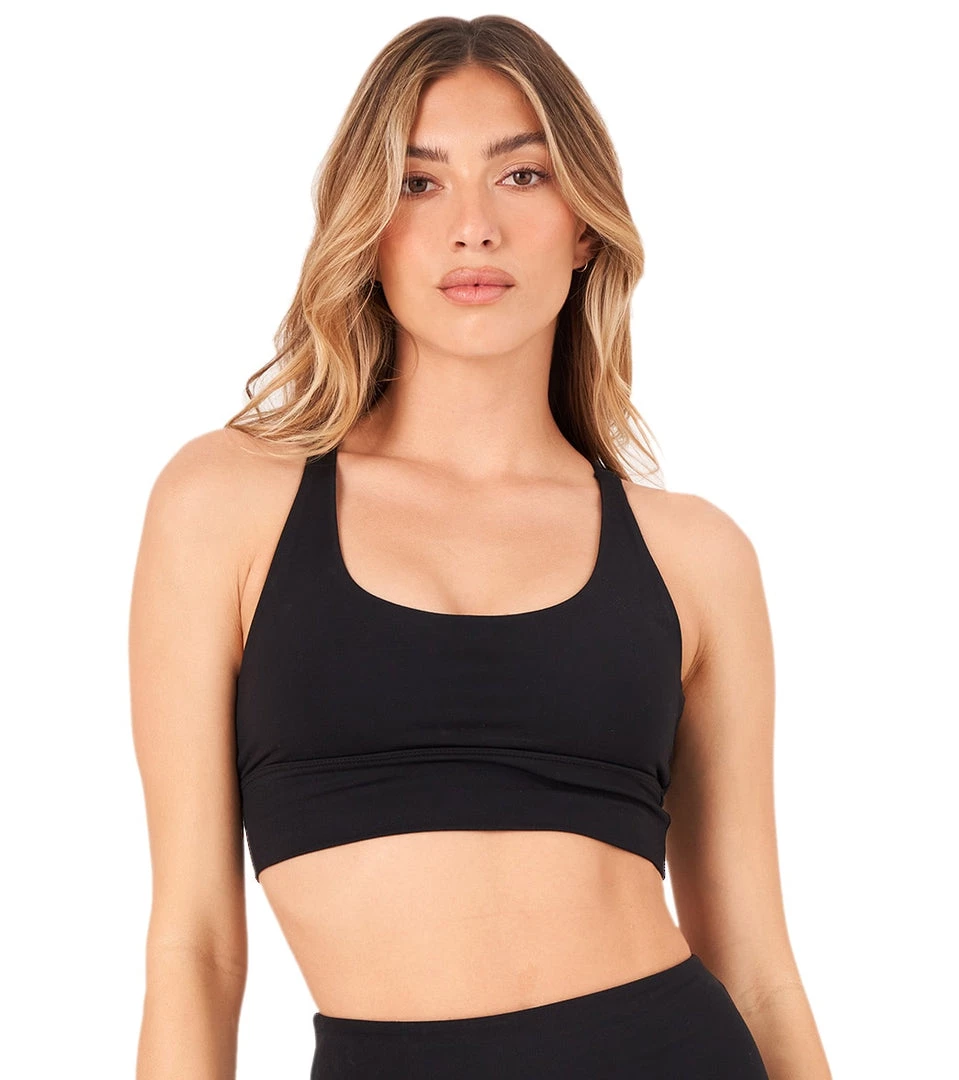 Onzie Luxe Yoga Sports Bra Black CLOTHING 7 Onzie Luxe Yoga Sports Bra Black CLOTHING