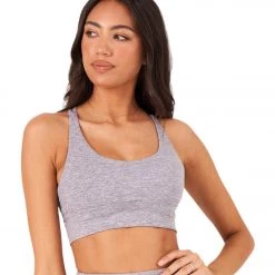 CLOTHING Onzie Luxe Yoga Sports Bra Heather Gray