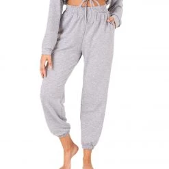 Onzie Varsity Sweatpants Heather Gray Fleece