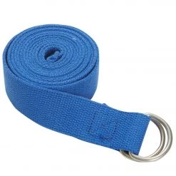 YOGA MATS & PROPS Jade Yoga D-Ring Strap 8' Blue