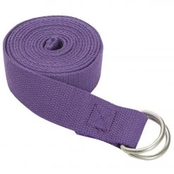 YOGA MATS & PROPS Jade Yoga D-Ring Strap 8' Purple