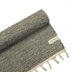YOGA MATS & PROPS Jade Yoga Recycled Cotton Yoga Blanket Black