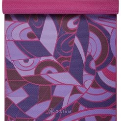 Gaiam Yoga Mat 4mm Amethyst Melody YOGA MATS & PROPS