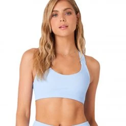 NEW ARRIVALS Onzie Half Moon Yoga Sports Bra Bouquet Rib