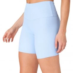 Onzie Ribbed Biker Shorts Bouquet Rib