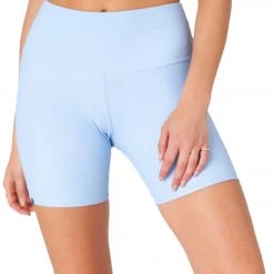 Onzie Ribbed Biker Shorts Bouquet Rib