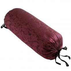 Hugger Mugger Silk Yoga Neck Pillow Merlot YOGA MATS & PROPS