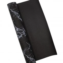 Oak And Reed 4mm Yoga Mat, Marble Black