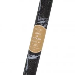 Oak And Reed 4mm Yoga Mat, Marble Black