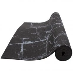 Oak And Reed 4mm Yoga Mat, Marble Black