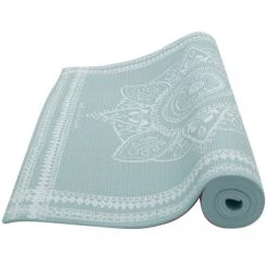 Oak And Reed 4mm Yoga Mat, Medallion Tapestry Mint 11 Oak And Reed 4mm Yoga Mat, Medallion Tapestry Mint