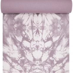 Oak And Reed 4mm Yoga Mat, Tie Dye Medallion Mauve