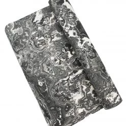 Oak And Reed Eco-Friendly TPE Yoga Mat, Marble Black And White