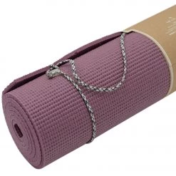 YOGA MATS & PROPS Oak And Reed Premium 6mm Yoga Mat With Carry Rope Mauve