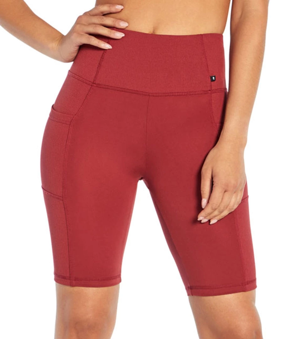 NEW ARRIVALS Marika Belle Bermuda Yoga Shorts Burnt Russet 6 NEW ARRIVALS Marika Belle Bermuda Yoga Shorts Burnt Russet