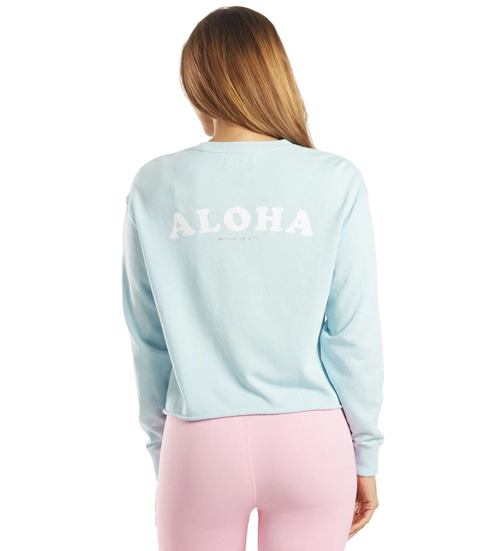 Spiritual Gangster Aloha Mazzy Pullover Sweatshirt Sky 5 Spiritual Gangster Aloha Mazzy Pullover Sweatshirt Sky