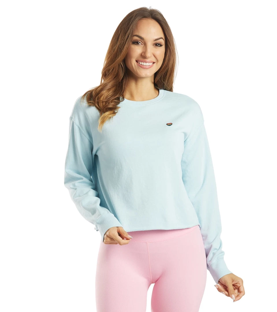 Spiritual Gangster Aloha Mazzy Pullover Sweatshirt Sky 9 Spiritual Gangster Aloha Mazzy Pullover Sweatshirt Sky