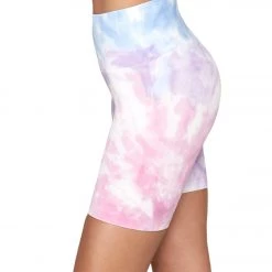 CLOTHING Spiritual Gangster Biker Shorts Pastel Twirl Tie Dye