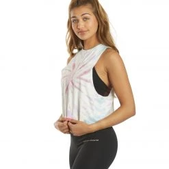 Spiritual Gangster Gratitude Supernova Tank Pastel Twirl Tie Dye CLOTHING 13 Spiritual Gangster Gratitude Supernova Tank Pastel Twirl Tie Dye CLOTHING