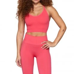 Spiritual Gangster Icon T-Back Sports Bra Ruby 13 Spiritual Gangster Icon T-Back Sports Bra Ruby