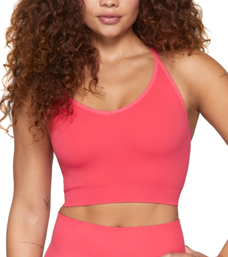 Spiritual Gangster Icon T-Back Sports Bra Ruby 10 Spiritual Gangster Icon T-Back Sports Bra Ruby