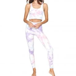 Spiritual Gangster Love Sculpt Yoga Leggings Pastel Twirl Tie Dye CLOTHING