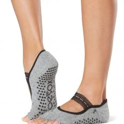 Toesox Mia Grip Half Toe Socks Amorous ACCESSORIES