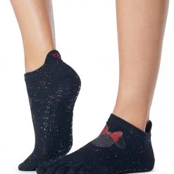 Toesox Grip Full Toe Low Rise Socks Confetti Minnie ACCESSORIES