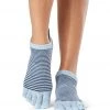 Toesox Grip Full Toe Low Rise Socks Bluebell ACCESSORIES 1 Toesox Grip Full Toe Low Rise Socks Bluebell ACCESSORIES