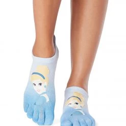 ACCESSORIES Toesox Grip Full Toe Low Rise Socks Glass Slipper 9 ACCESSORIES Toesox Grip Full Toe Low Rise Socks Glass Slipper
