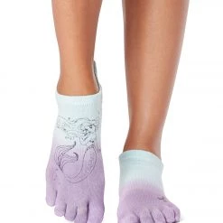 ACCESSORIES Toesox Grip Full Toe Low Rise Socks Ariel + Flounder