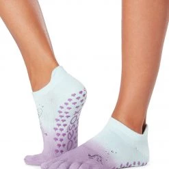 ACCESSORIES Toesox Grip Full Toe Low Rise Socks Ariel + Flounder