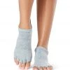 Toesox Grip Half Toe Low Rise Socks 1 Toesox Grip Half Toe Low Rise Socks