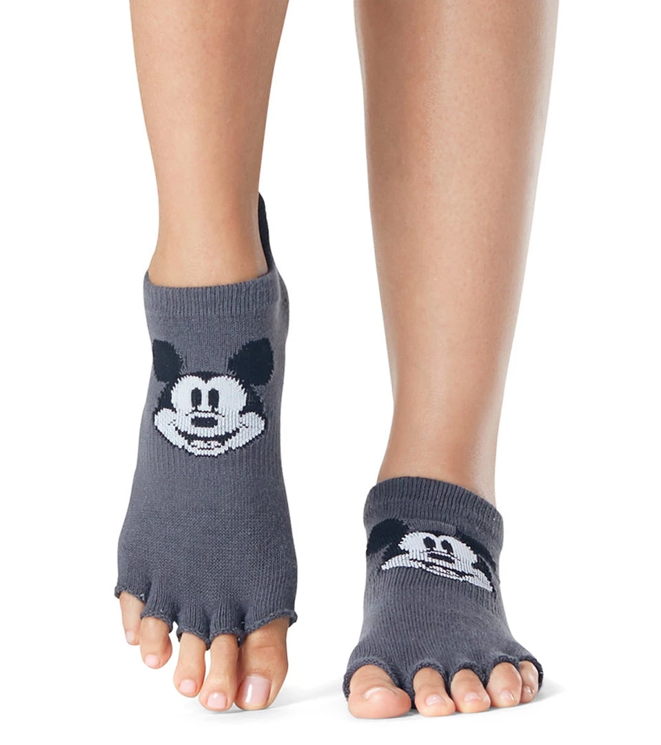 ACCESSORIES Toesox Grip Half Toe Low Rise Socks Classic Mickey 3 ACCESSORIES Toesox Grip Half Toe Low Rise Socks Classic Mickey