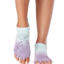 Toesox Grip Half Toe Low Rise Socks Ariel + Flounder ACCESSORIES 9 Toesox Grip Half Toe Low Rise Socks Ariel + Flounder ACCESSORIES
