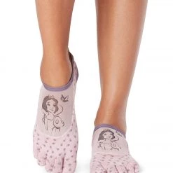 Toesox Luna Grip Full Toe Socks Fairest