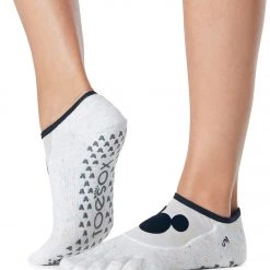 ACCESSORIES Toesox Luna Grip Full Toe Socks Confetti Mickey