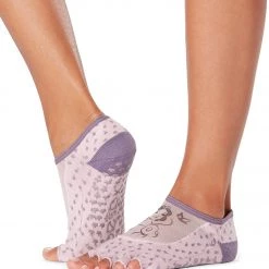 Toesox Luna Grip Half Toe Socks Fairest