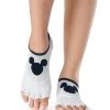 ACCESSORIES Toesox Luna Grip Half Toe Socks Confetti Mickey