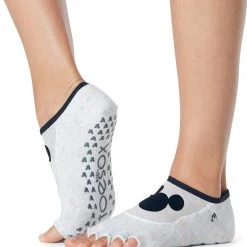 ACCESSORIES Toesox Luna Grip Half Toe Socks Confetti Mickey