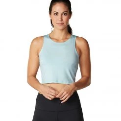 CLOTHING Tavi Crop Yoga Tank Powder 13 CLOTHING Tavi Crop Yoga Tank Powder