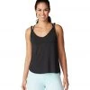 Tavi Twist Shoulder Tank Ebony CLOTHING 1 Tavi Twist Shoulder Tank Ebony CLOTHING