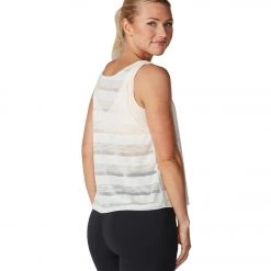 Tavi Scoop Neck Yoga Tank Salt Stripe