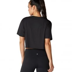 CLOTHING Tavi Crop Tee Ebony 10 CLOTHING Tavi Crop Tee Ebony