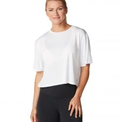 Tavi Crop Tee Salt CLOTHING